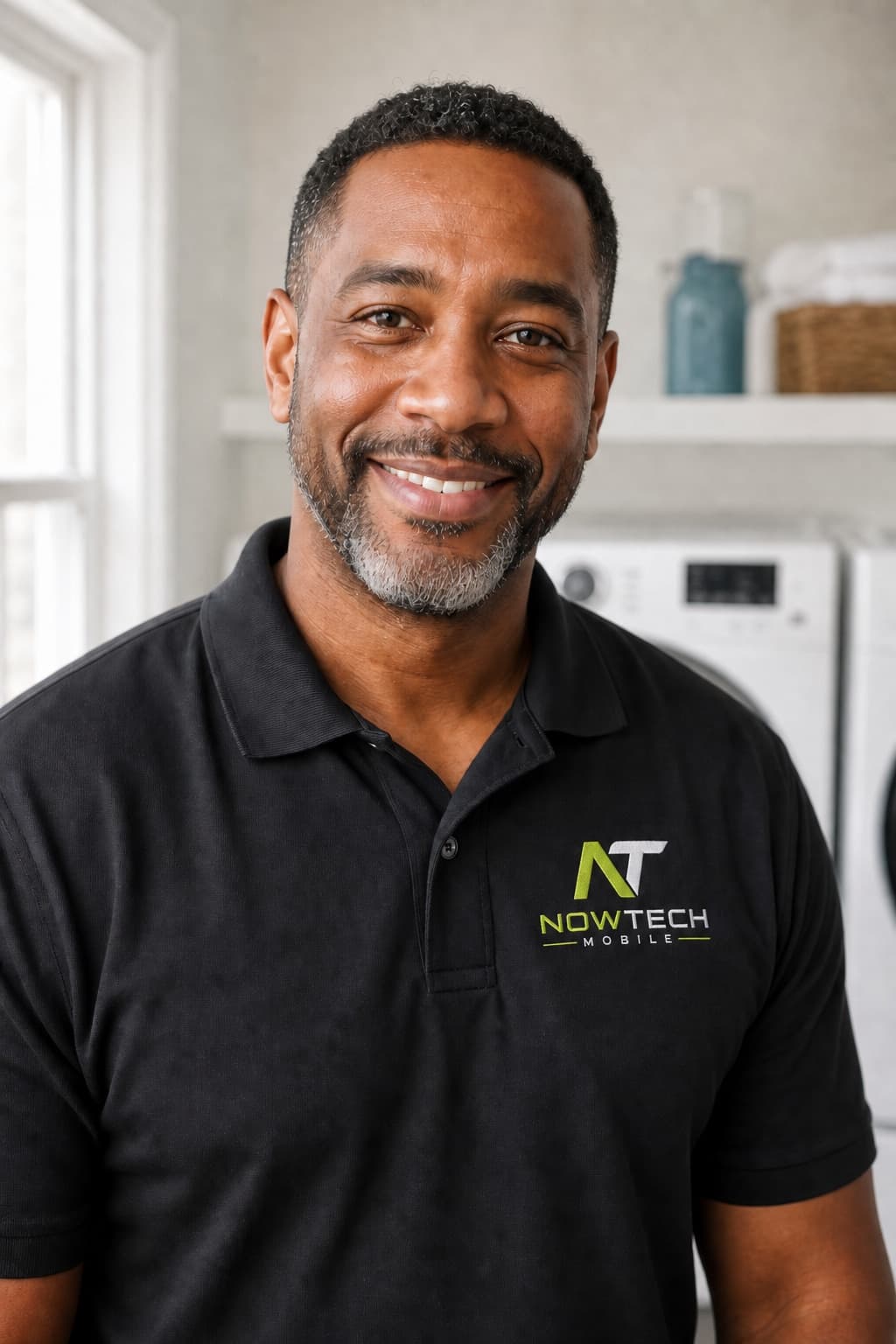 NowTech Mobile technician on a home service visit